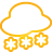 weather, yellow, Snow, Basic Orange icon