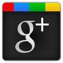 google plus, Google+ Black icon