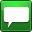 Chat, Buble ForestGreen icon
