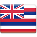 flag, hawaii Crimson icon