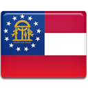 Georgia, flag Crimson icon