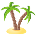 palm, Tree Black icon