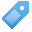 tag, Blue CornflowerBlue icon