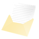 ouvert, Email Black icon