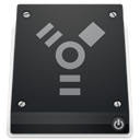 drive, Firewire DarkSlateGray icon