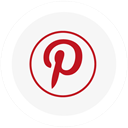 round, Logo, pinterest WhiteSmoke icon