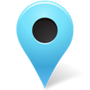 nounproject, base, marker, Azure, outside, Map Black icon