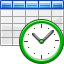 Schedule, timing, timetable, sushi, kluke, syllabus, table, base, by, sked WhiteSmoke icon