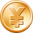 base, dough, dollars, Money, Currency, piece, piece of money, ducat, Cash, coin, shiner, freeicons, yen SandyBrown icon