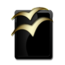 Openoffice Black icon