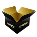 dropbox Black icon
