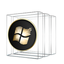 Windowsmediacenter Black icon