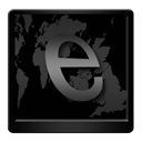 internet, Explorer DarkSlateGray icon