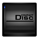 drive, disc, Compact DarkSlateGray icon