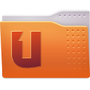 Folder, ubuntuone Chocolate icon