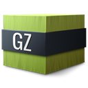 Gnome, Gzip, Application, mime Black icon