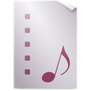 Audio, mpegurl Gainsboro icon