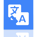 Translate, Mirror, google DodgerBlue icon