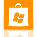 Mirror, store, windows DarkOrange icon