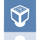Virtualbox, Mirror SteelBlue icon