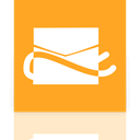 Mirror, Hotmail Orange icon