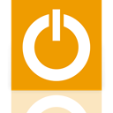 power, Mirror, standby Orange icon