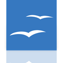 Openoffice, Mirror SteelBlue icon