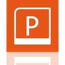 powerpoint, Mirror Chocolate icon