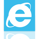 Explorer, internet, Mirror MediumTurquoise icon