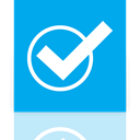 Mirror, Tasks DeepSkyBlue icon