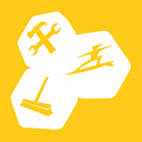 Utilities, tune, Up Gold icon