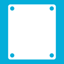 Blank, drive DarkTurquoise icon