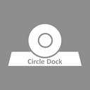 Circle, Dock Gray icon