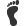 Left, Footprint DarkSlateGray icon