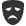 tragedy, Mask DarkSlateGray icon