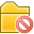 delete, Folder Gold icon