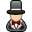 magician DarkSlateGray icon