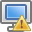 monitor, Error Gray icon