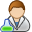 male, scientist DarkSlateGray icon