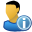 male, user, Information SteelBlue icon