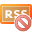 Rss, delete SandyBrown icon