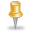 pin, yellow Goldenrod icon
