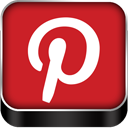 pinterest Firebrick icon