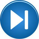 skip, Forward SteelBlue icon