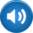 sound, on SteelBlue icon