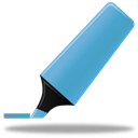 highlightmarker, Blue Black icon