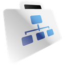 network, Folder WhiteSmoke icon