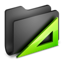 Folder, Applications DarkSlateGray icon