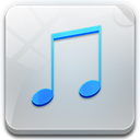 File, music Silver icon