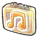 recorder, music Black icon